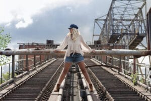 Aufmacherfoto über 2 Seiten quer Simone Koopmann