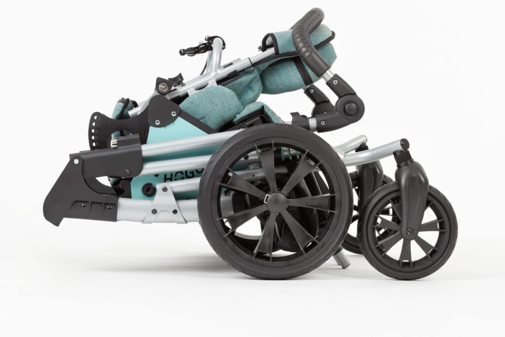 Hoggi Reha Kinderwagen mit unglaublicher Flexibilität für Kinder mit Gehbehinderung