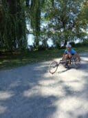 Tina Deeken mit Handbike